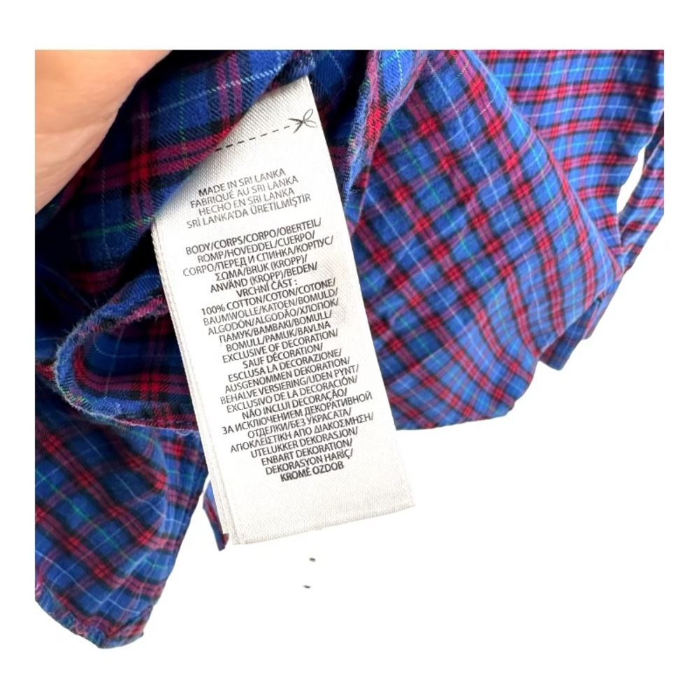Ralph Lauren | XS Men’s Classic Fit Blue & Red Plaid Button Shirt‎ - Picture 9 of 14